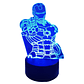 Lampara 3D Iron Man 7 colores - Miniatura 1
