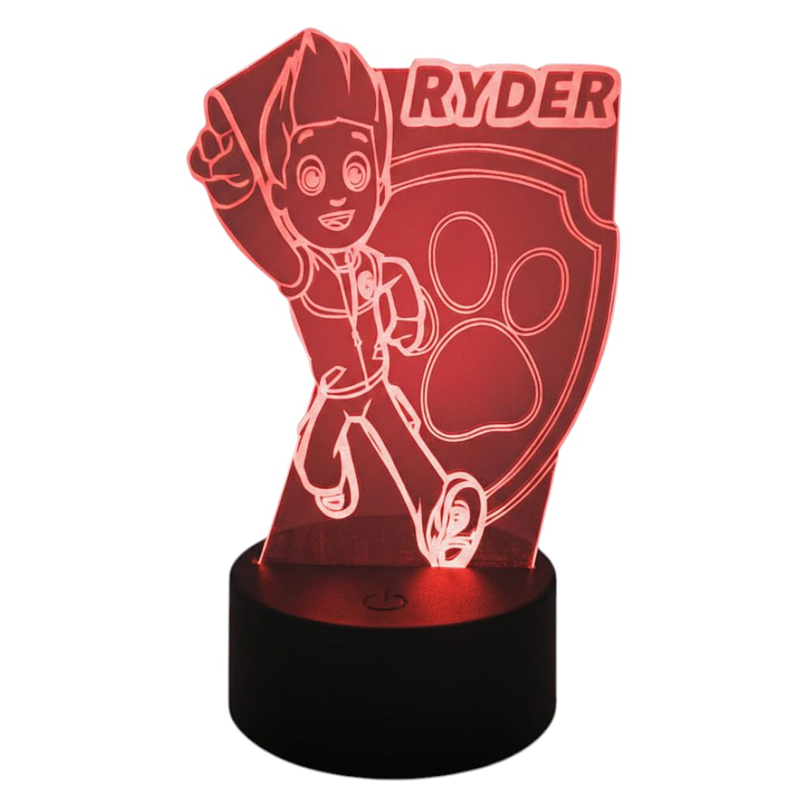 Lampara 3D Ryder 7 colores 4
