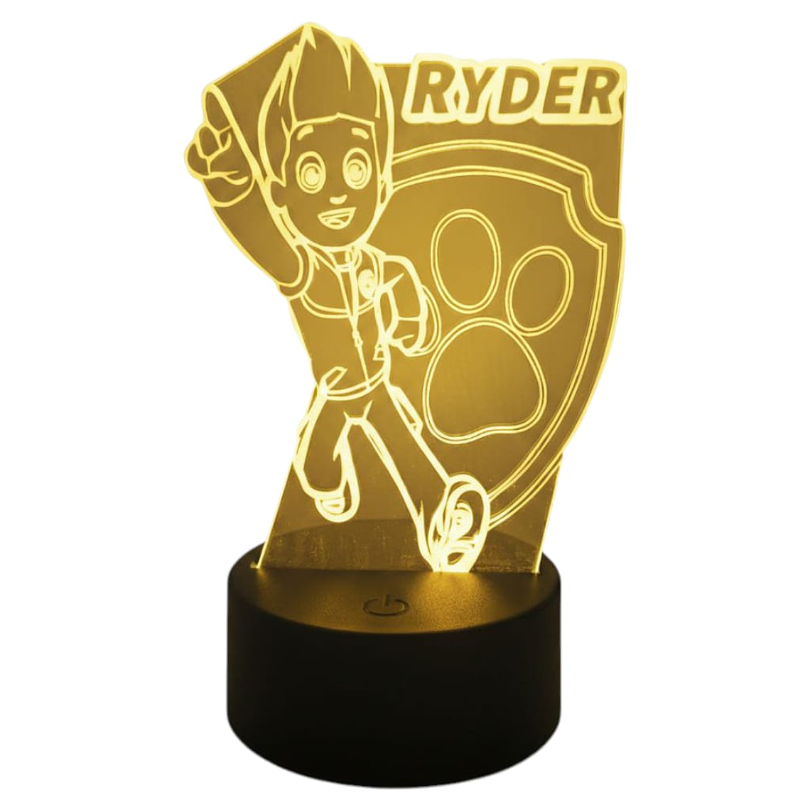 Lampara 3D Ryder 7 colores 2