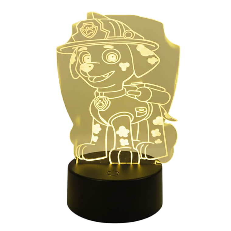 Lampara 3D Marshall Paw patrol 7 colores 1