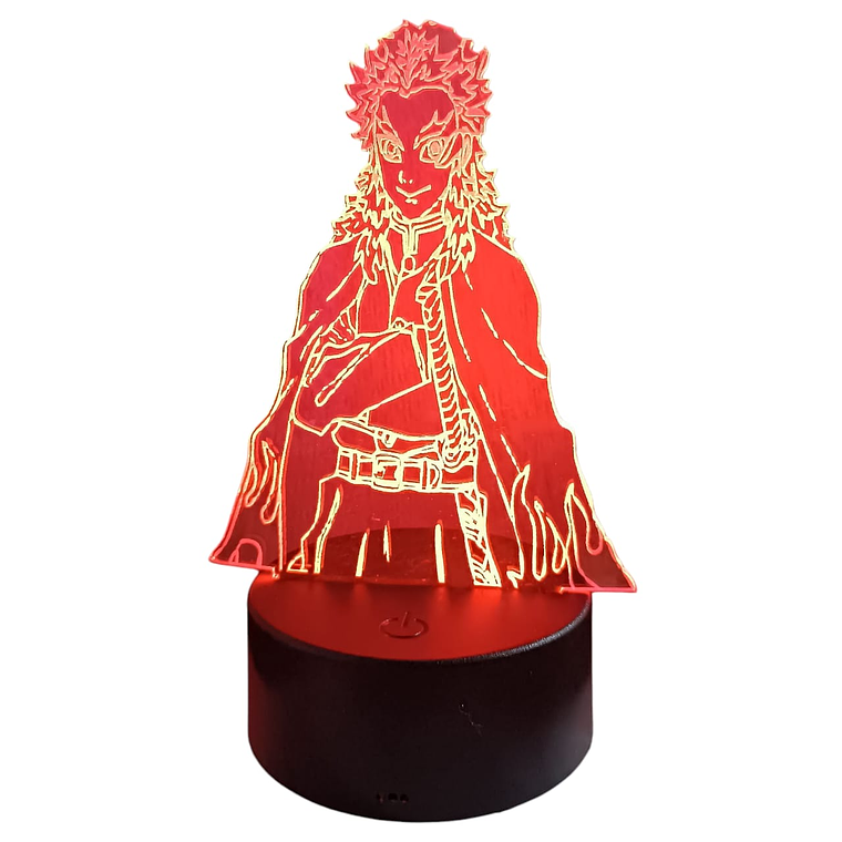 Lampara 3D Rengoku 7 colores 2