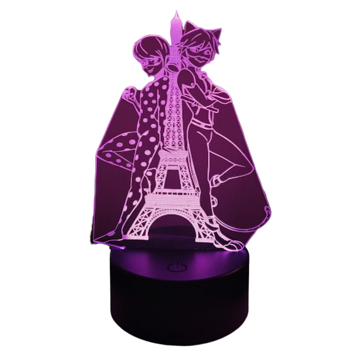 Lampara 3D LadyBug 7 colores 3