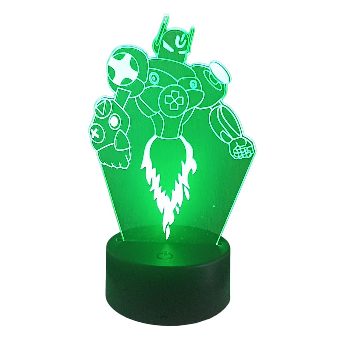 Lampara 3D Robot de 7 colores 3