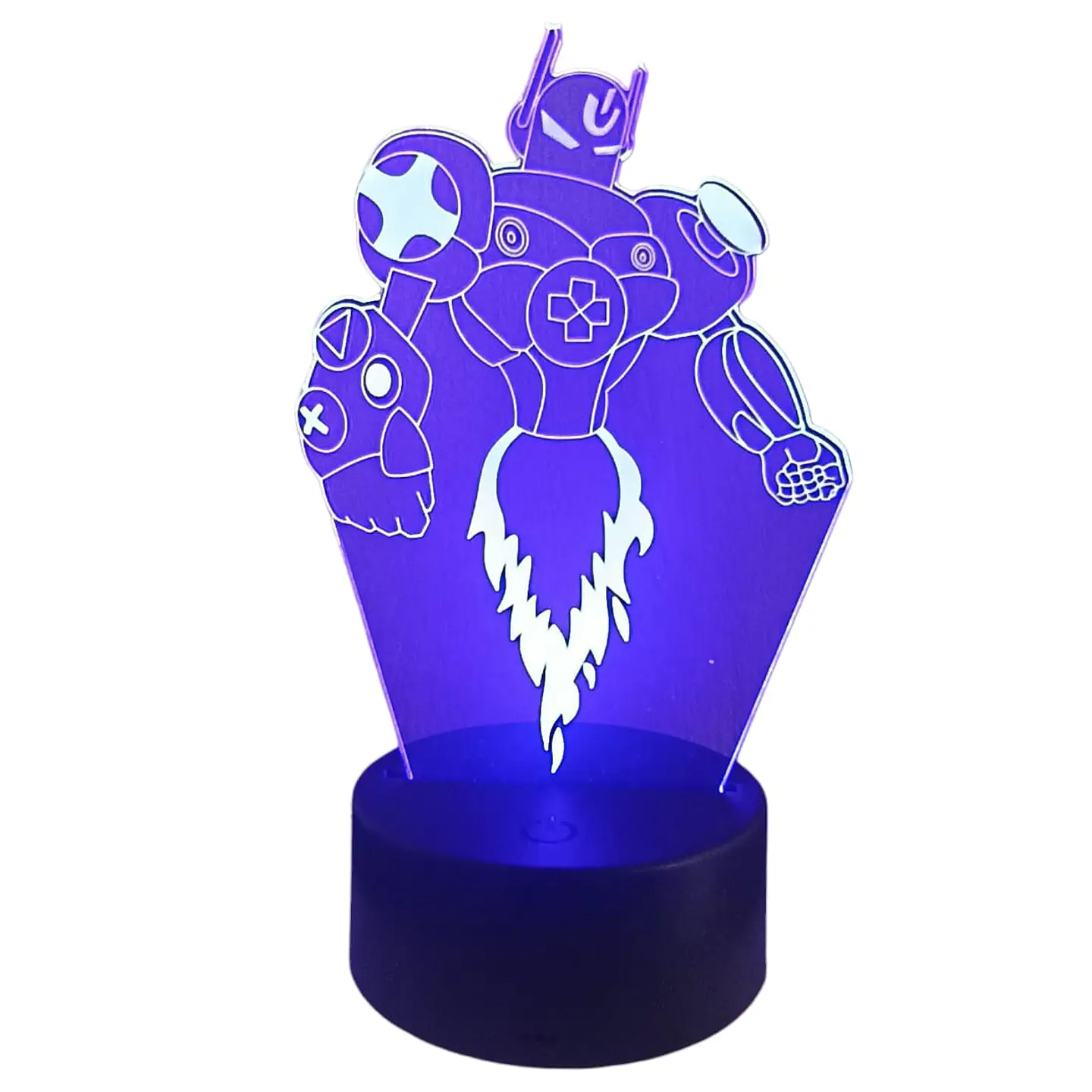Lampara 3D Robot de 7 colores 2