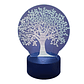 Lampara 3D Arbol De La Vida de 7 colores - Miniatura 2