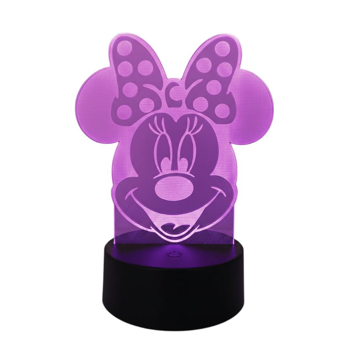 Lampara 3D Minnie de  7 colores 1
