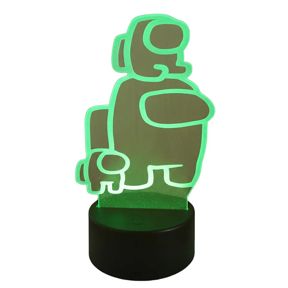 Lampara 3D Among Us 7 colores 1