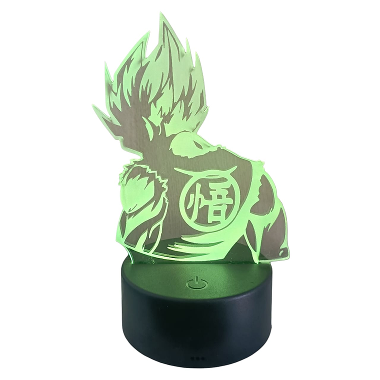 Lampara 3D Dragon Ball 7 colores 3