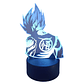 Lampara 3D Dragon Ball 7 colores - Miniatura 2