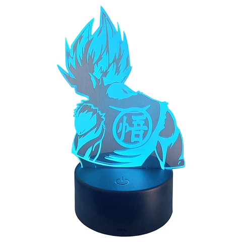 Lampara 3D Dragon Ball 7 colores