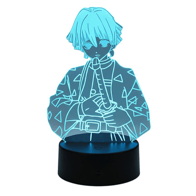 Lampara 3D Zenitzu Agatzuma 7 colores