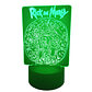 Lampara 3D Rick And Morty 7 colores - Miniatura 1