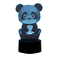 Lampara ilusion 3D Pandita de 7 colores - Miniatura 3