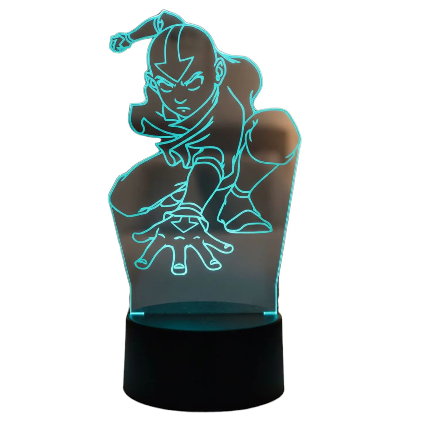 Lampara 3D Aang 7 colores 2
