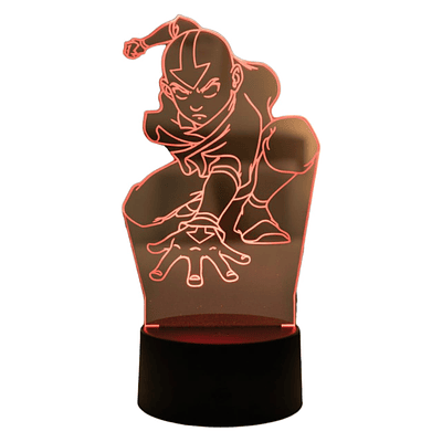 Lampara 3D Aang 7 colores