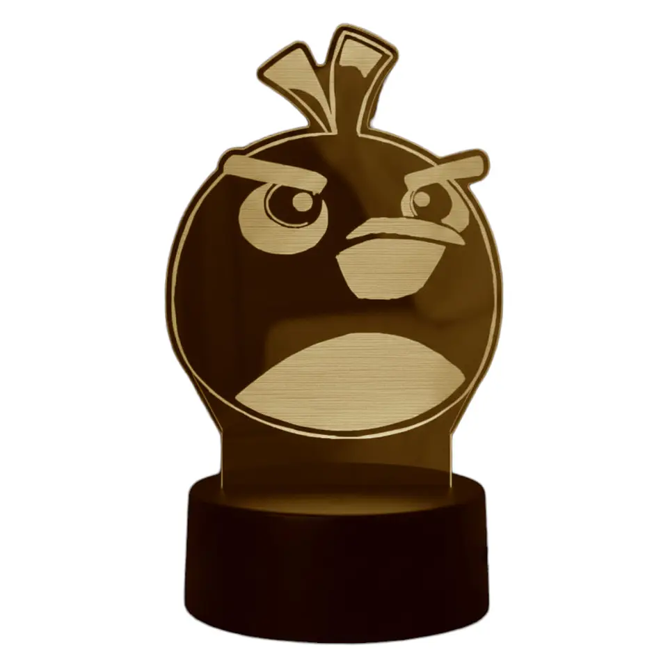 Lampara 3D Angry Birds 7 colores 2