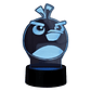 Lampara 3D Angry Birds 7 colores - Miniatura 4