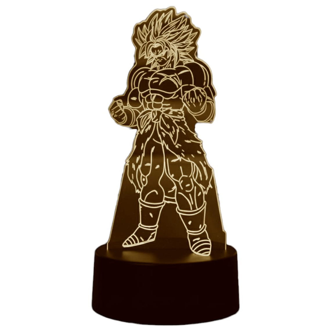 Lampara 3D Broly 7 colores 4