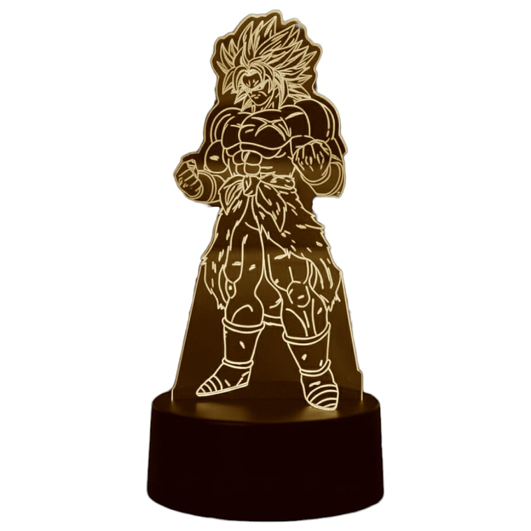 Lampara 3D Broly 7 colores 4