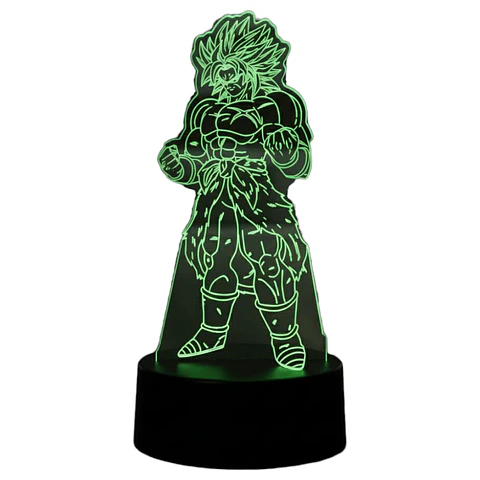 Lampara 3D Broly 7 colores