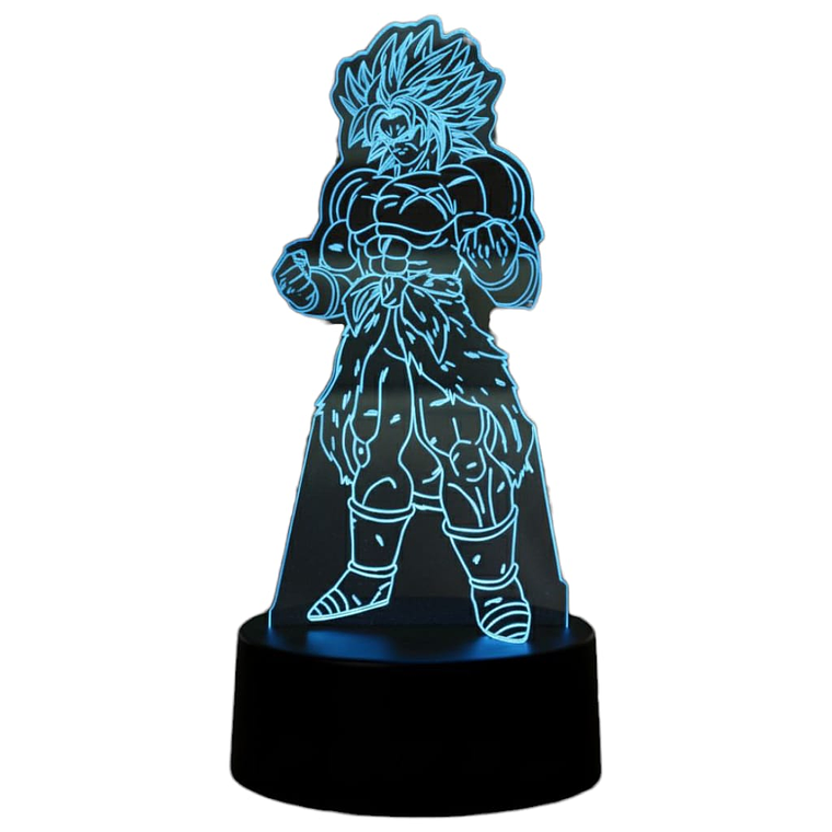 Lampara 3D Broly 7 colores 2