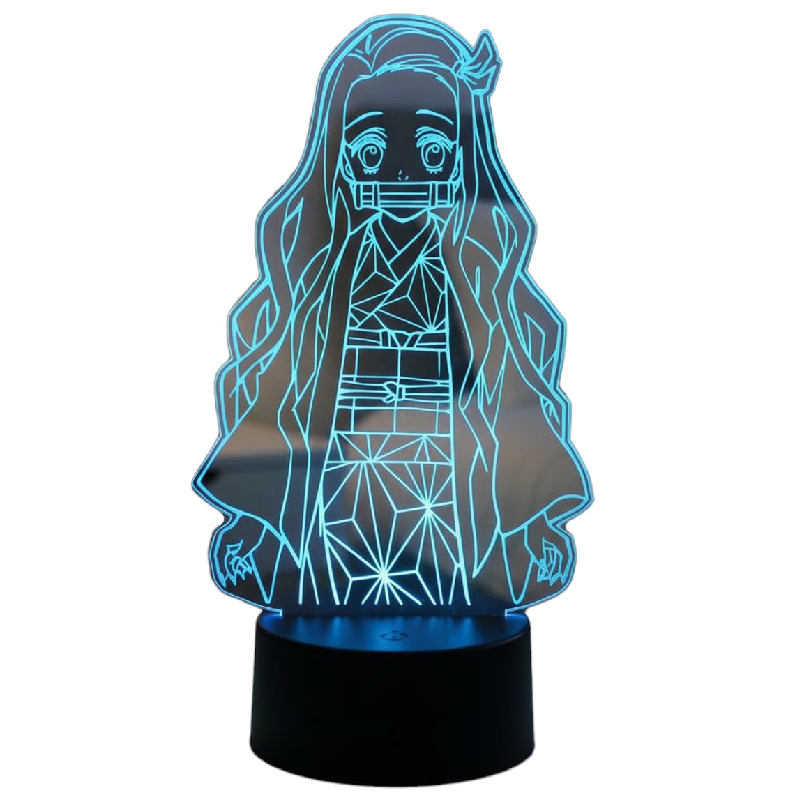 Lampara 3D Nezuko 7 colores 3