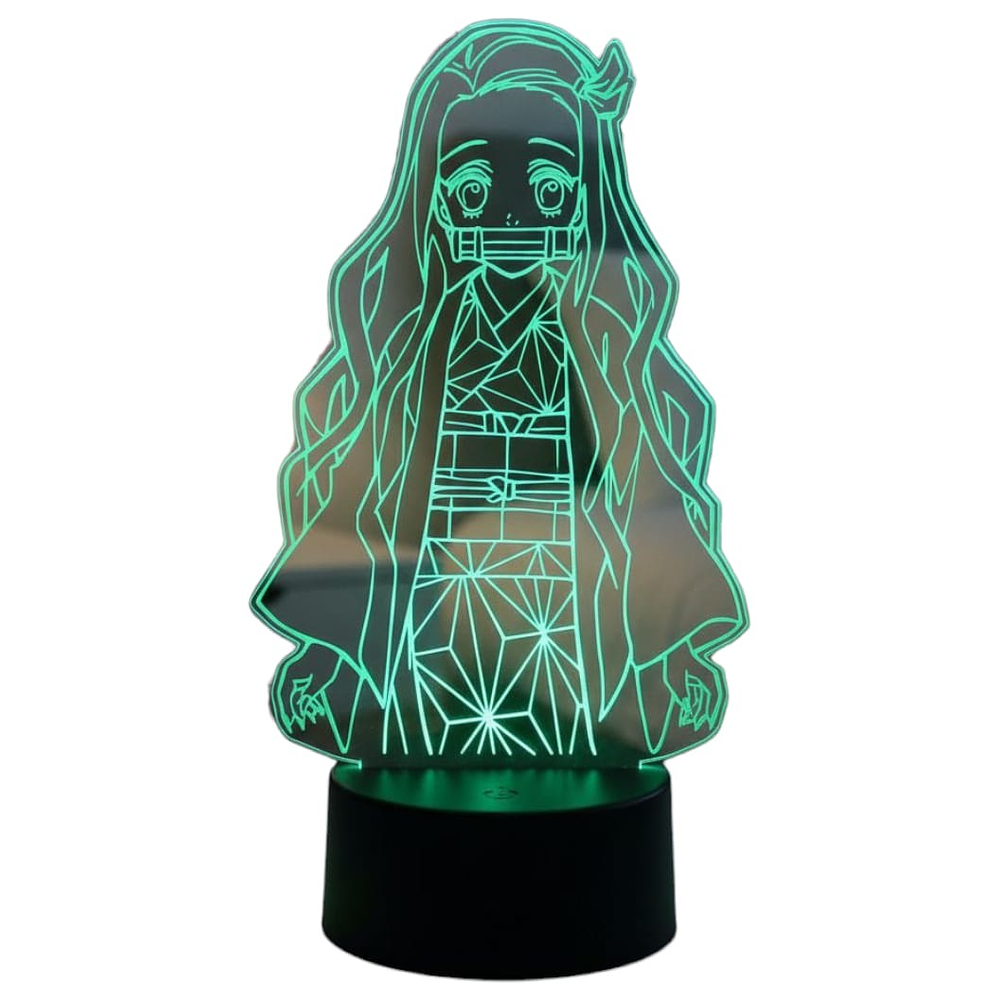 Lampara 3D Nezuko 7 colores