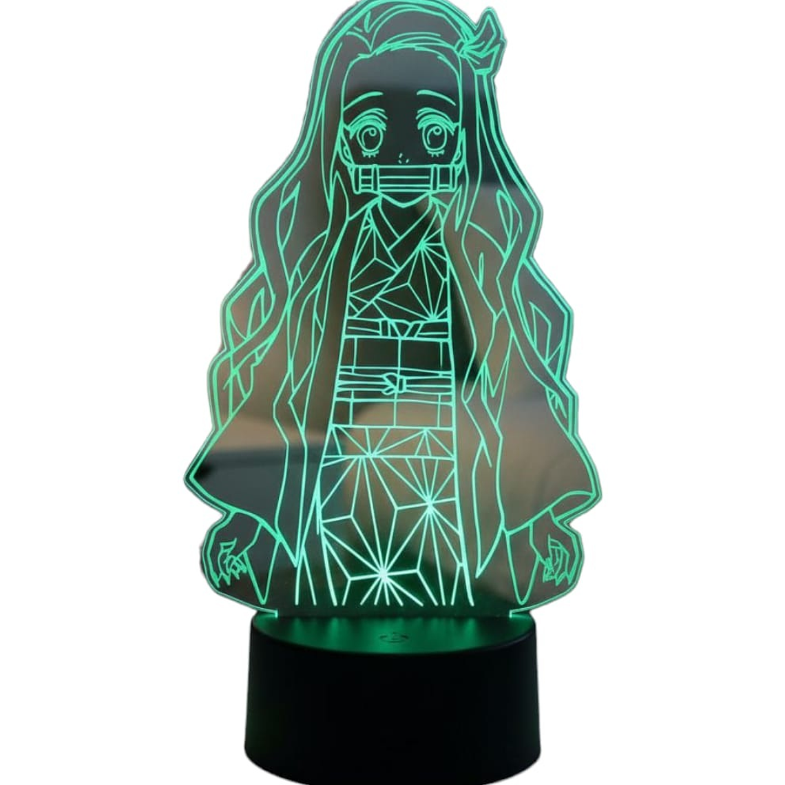 Lampara 3D Nezuko 7 colores 2