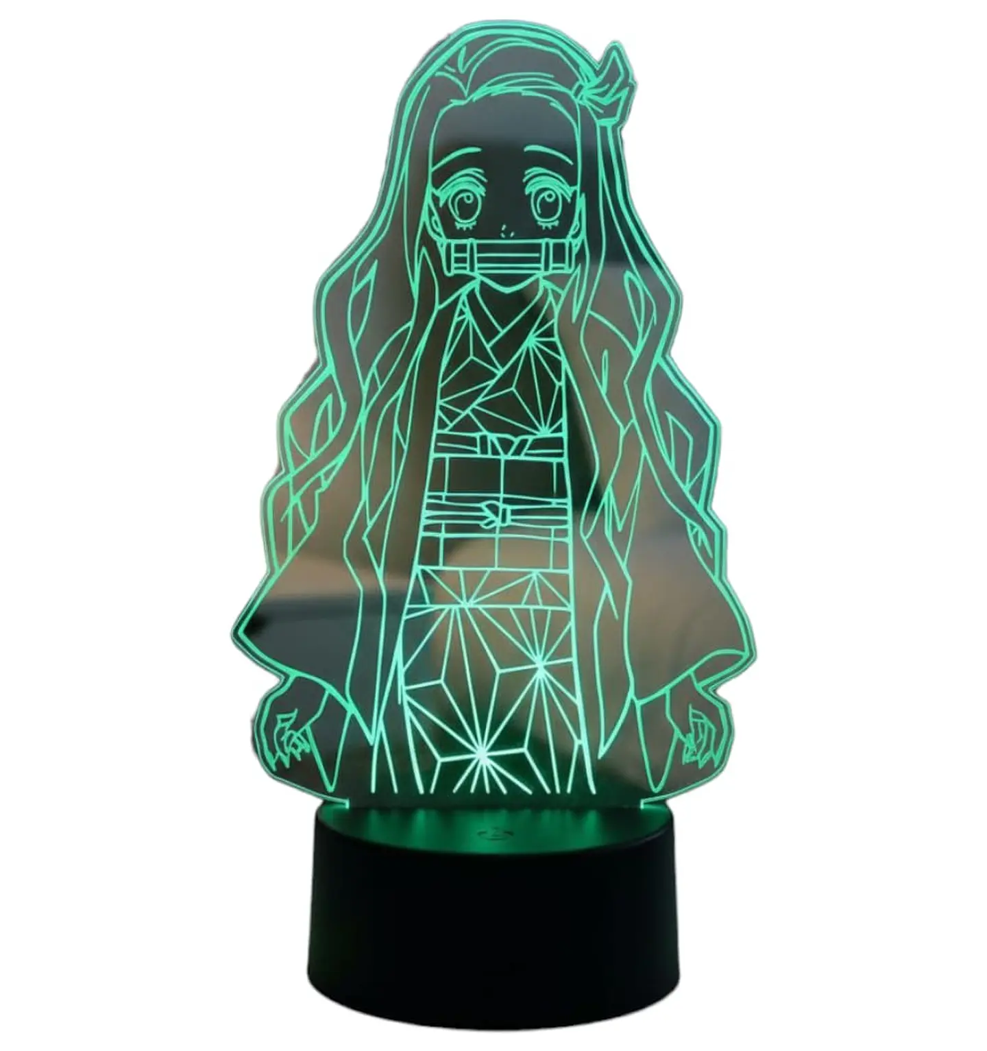 Lampara 3D Nezuko 7 colores 2