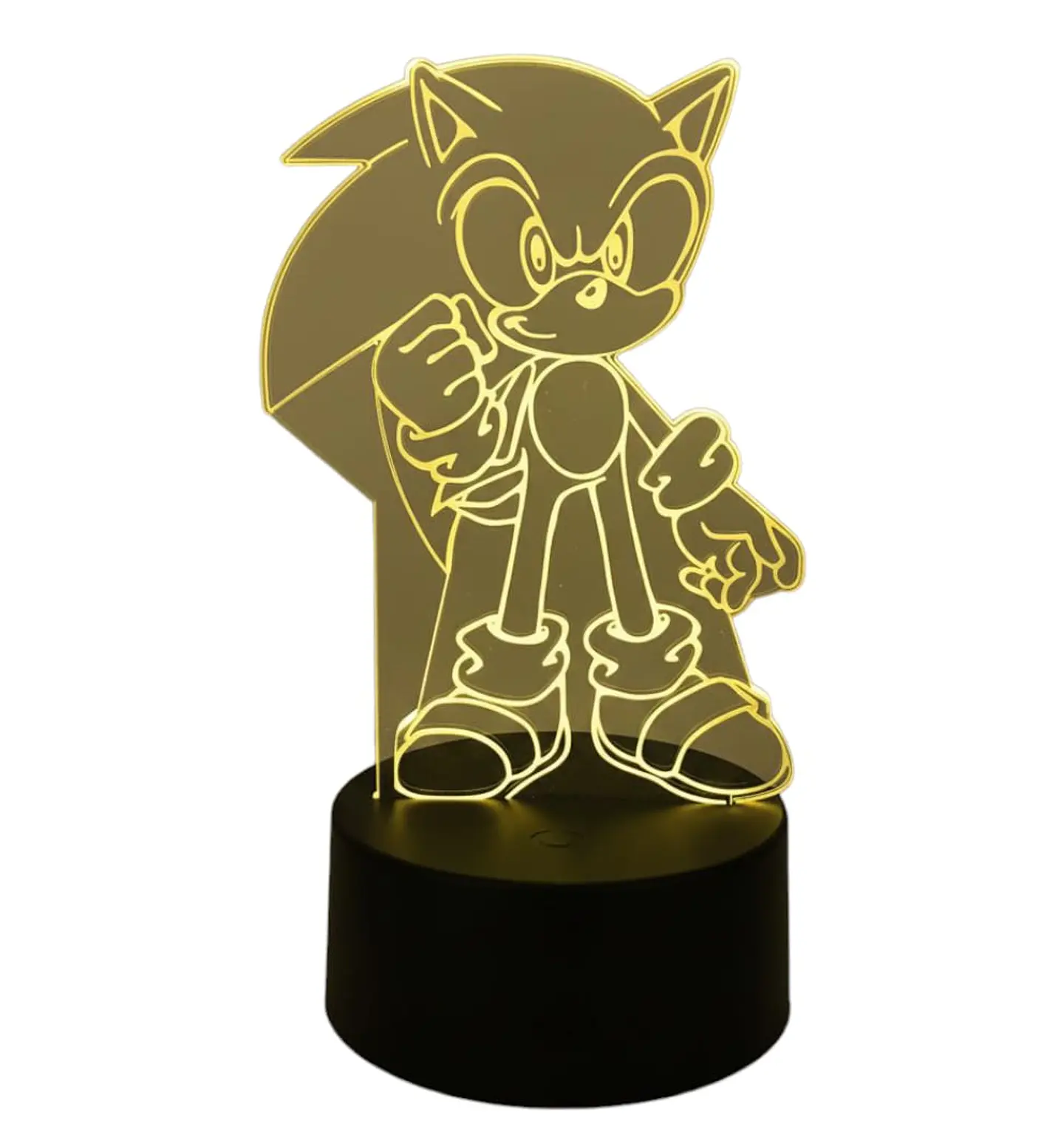 Lampara 3D Sonic 7 colores 4