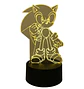 Lampara 3D Sonic 7 colores - Miniatura 4