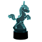 Lampara 3D Unicornio de Pie de 7 colores - Miniatura 2