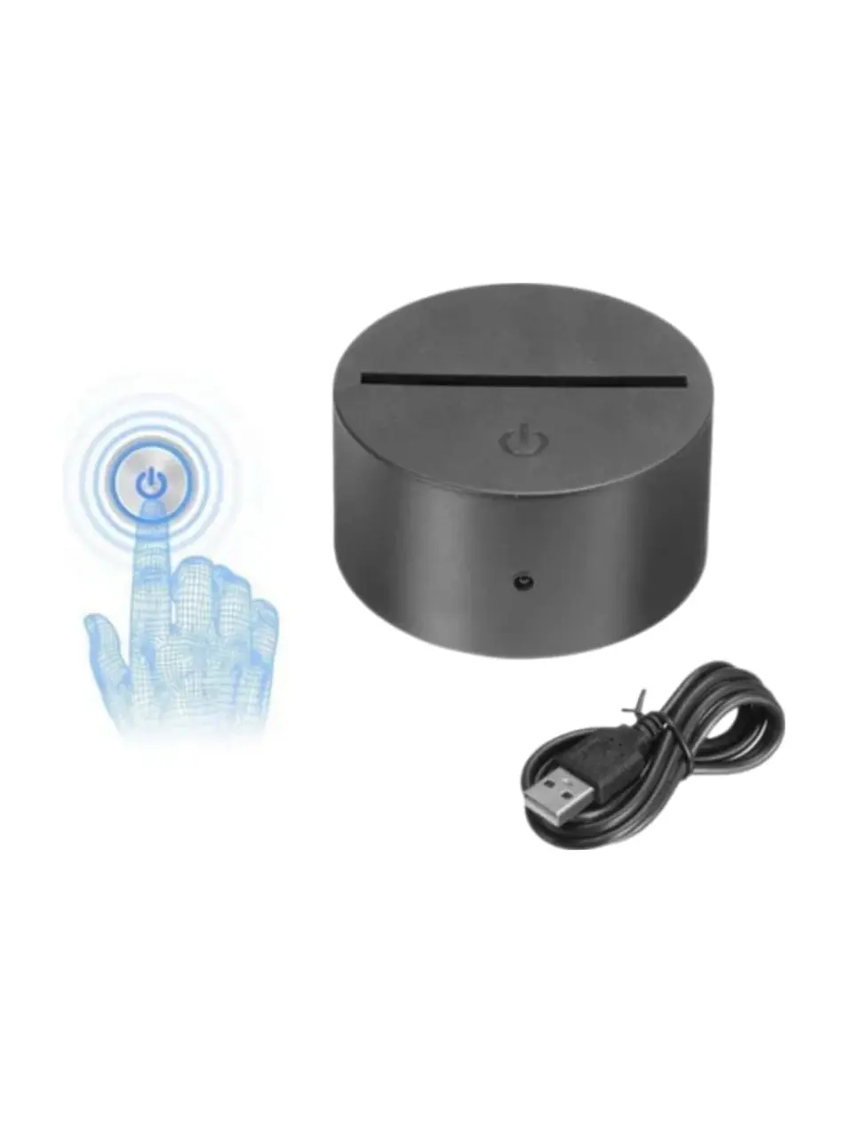 Lampara 3D Dino Boca Grande de 7 colores 5