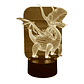 Lampara 3D Dragon de 7 colores - Miniatura 1