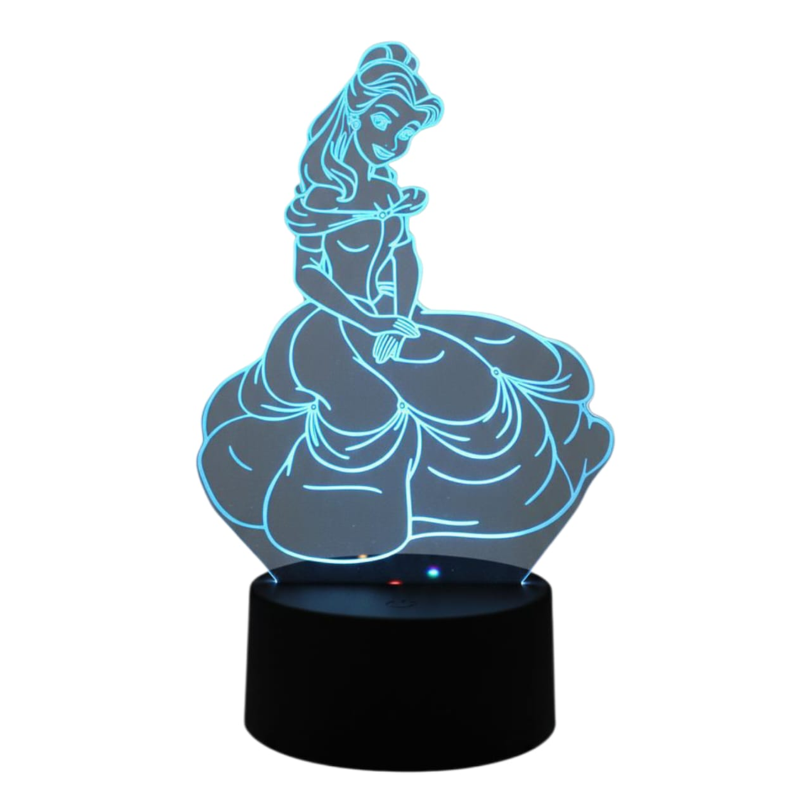 Lampara 3D Bella 7 colores 2