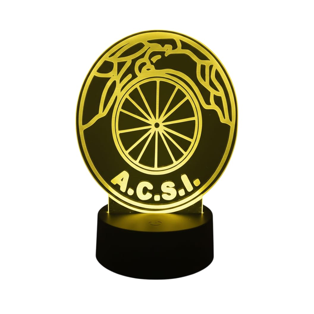 Lampara 3D Audax Italiano de 7 colores