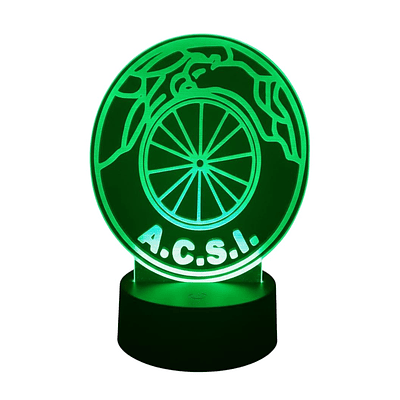 Lampara 3D Audax Italiano de 7 colores