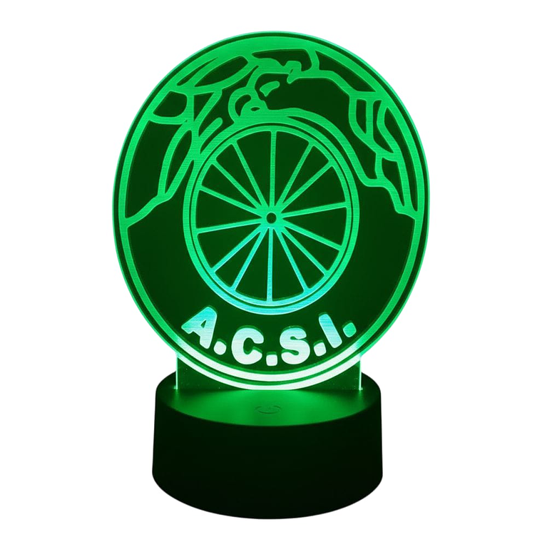 Lampara 3D Audax Italiano de 7 colores 1