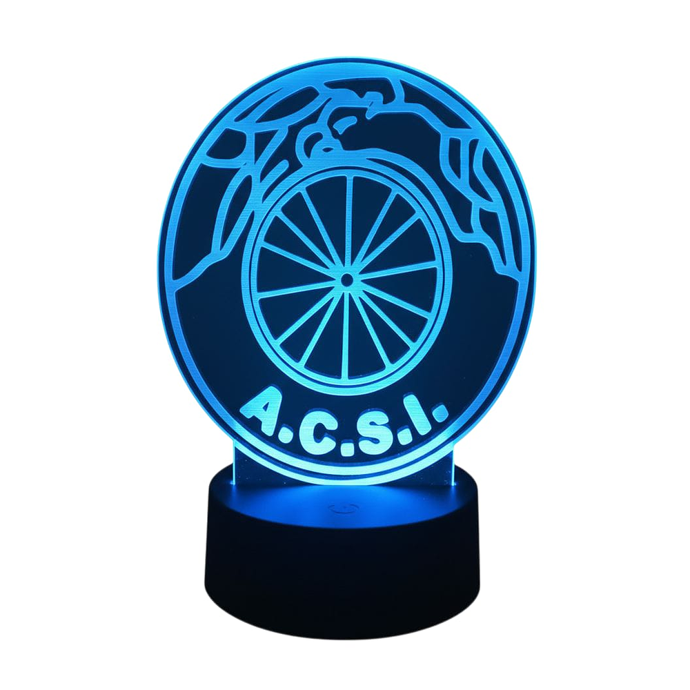 Lampara 3D Audax Italiano de 7 colores