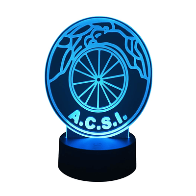 Lampara 3D Audax Italiano de 7 colores