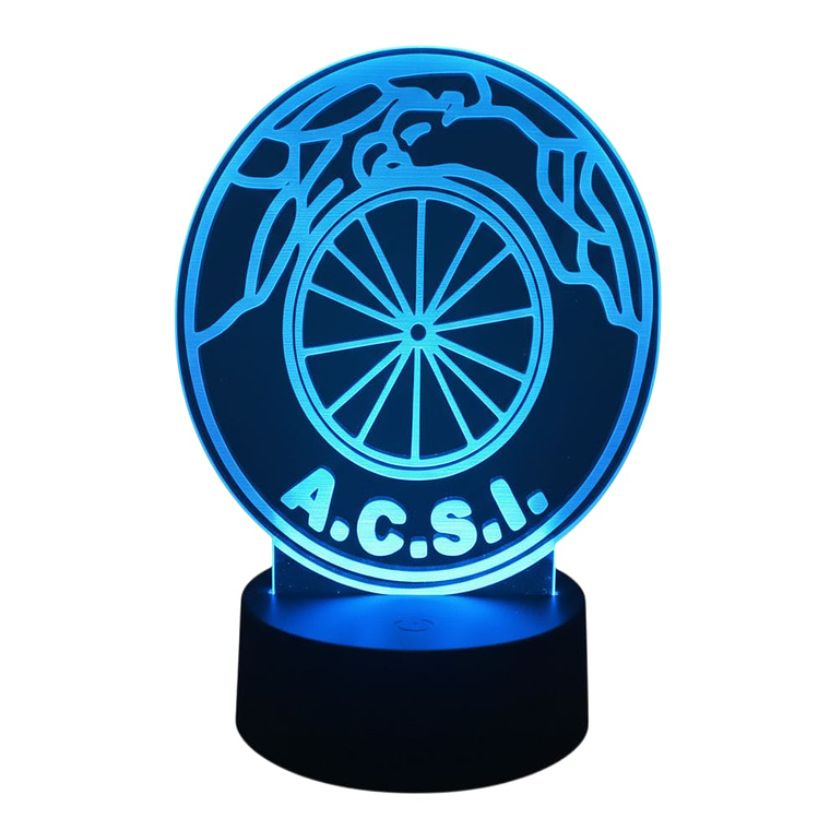 Lampara 3D Audax Italiano de 7 colores 2