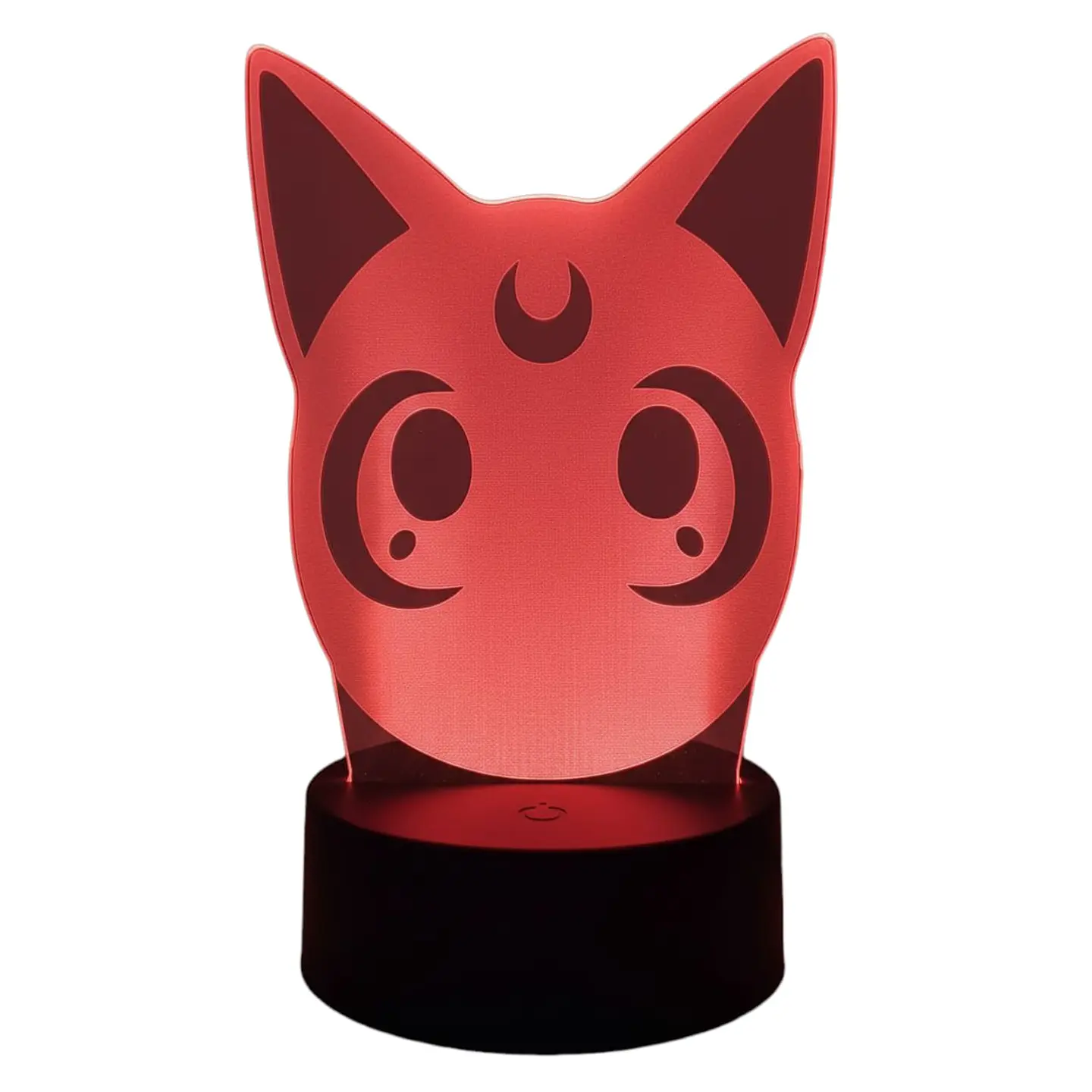Lampara 3D Gato Luna Sailor Moon 7 colores 4