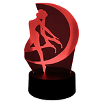 Lampara 3D Sailor Moon 7 colores