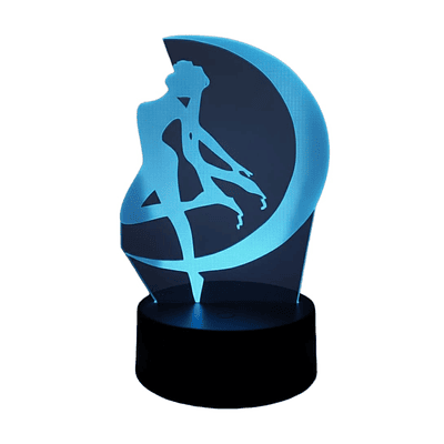 Lampara 3D Sailor Moon 7 colores