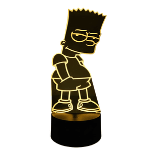 Lampara 3D Bart 7 colores