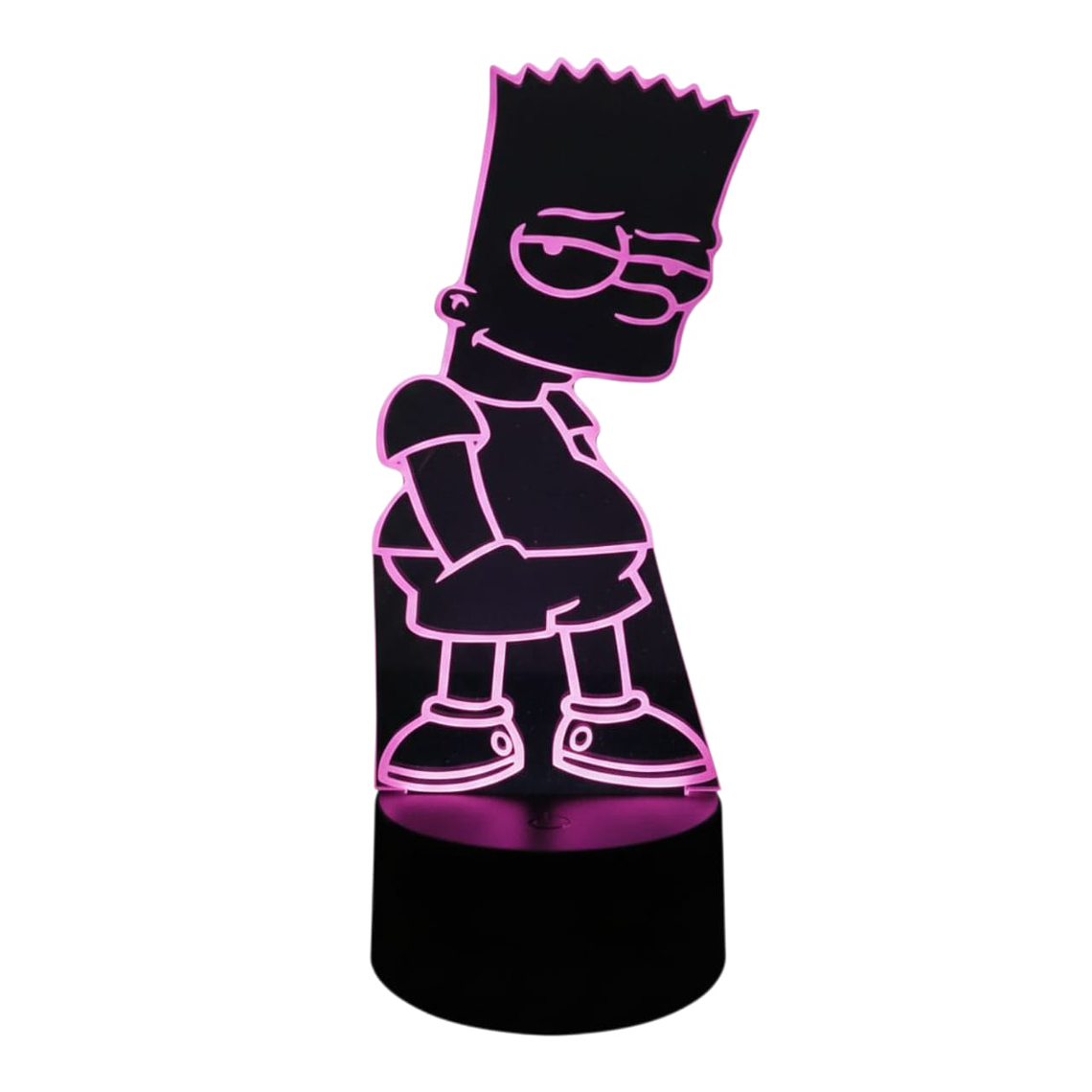 Lampara 3D Bart 7 colores 3