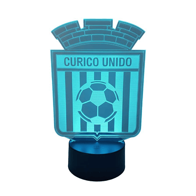 Lampara 3D Curicó Unido de 7 colores