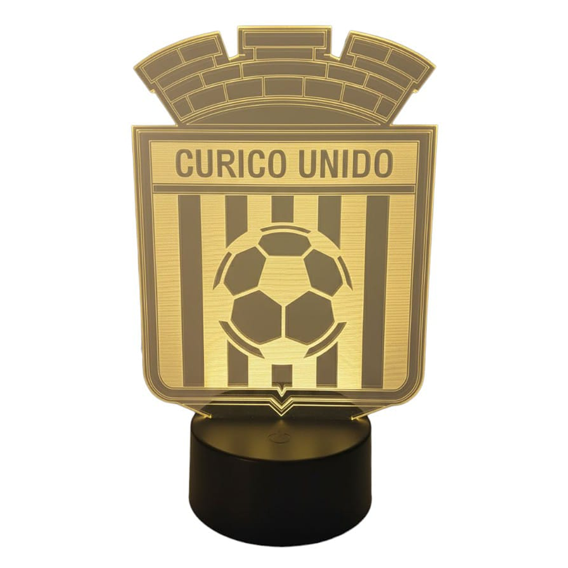 Lampara 3D Curicó Unido de 7 colores 3