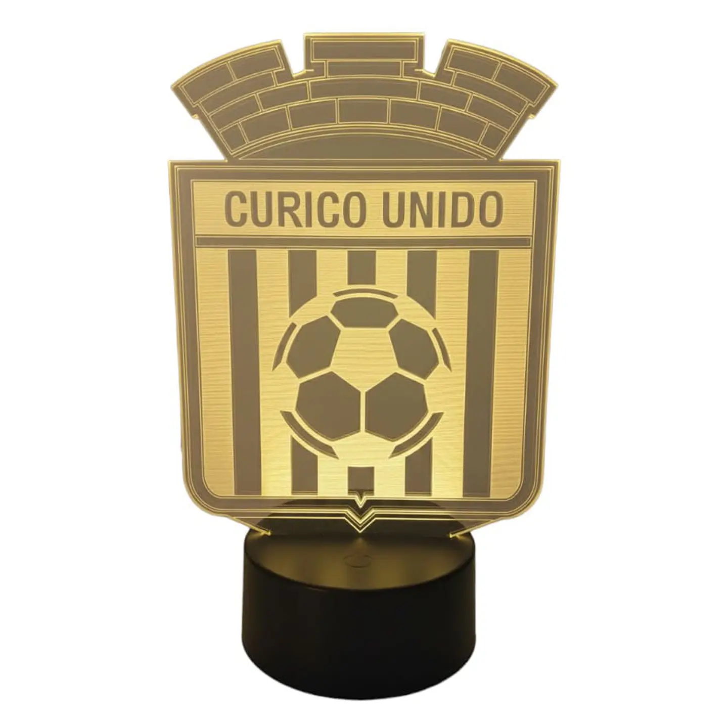 Lampara 3D Curicó Unido de 7 colores 3