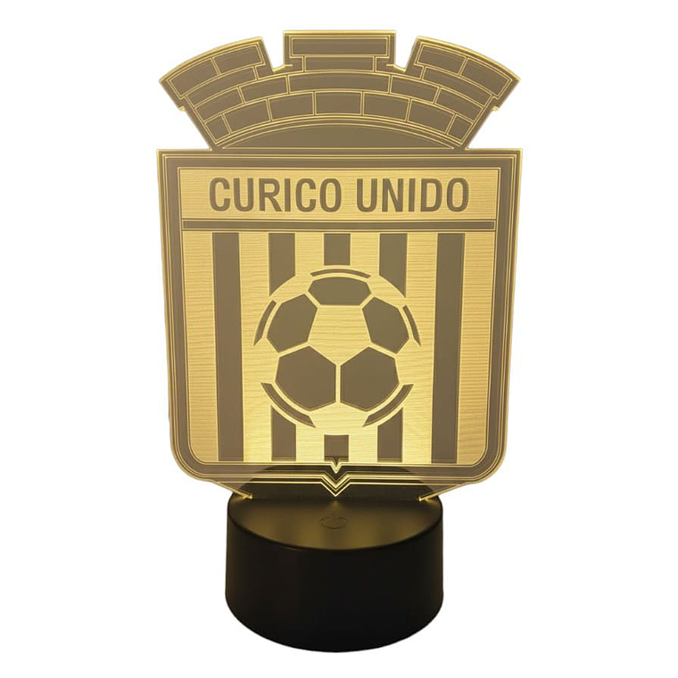 Lampara 3D Curicó Unido de 7 colores 3